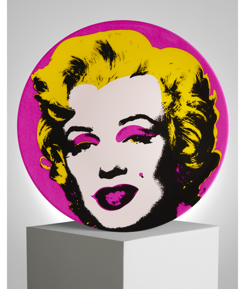Andy Warhol "Pink Marilyn" Porselen Tabak